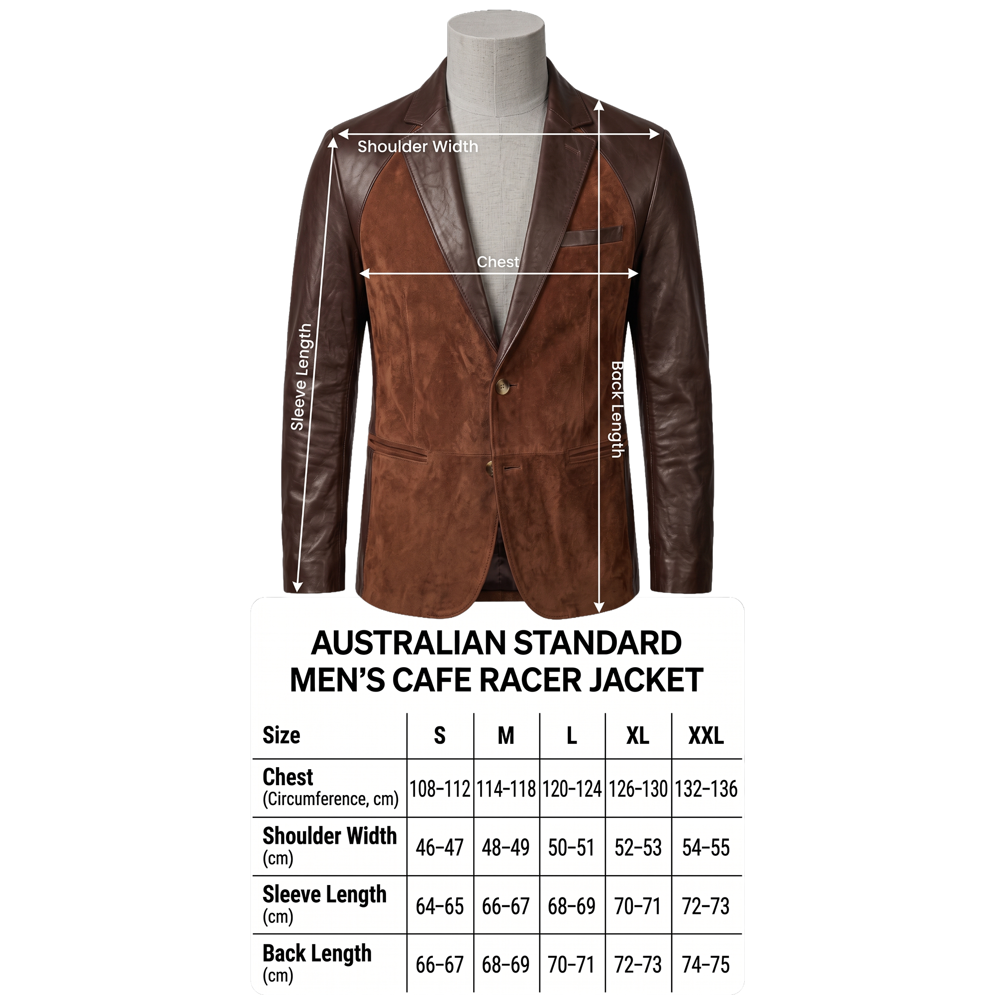 Men’s Brown Leather Blazer