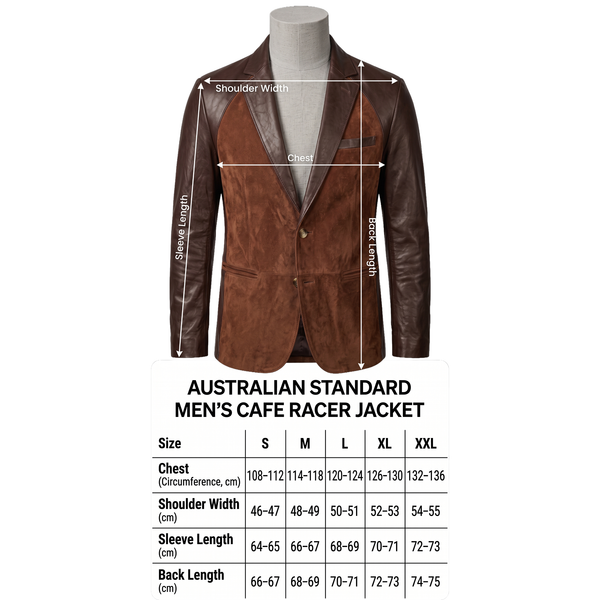 Men’s Brown Leather Blazer